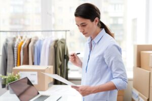 retail owner reading about retail insurance